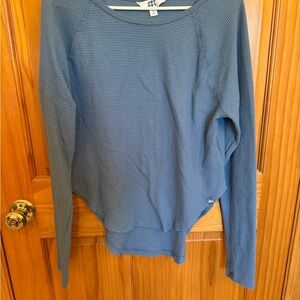 JoyLab Dusty Blue Henley Top